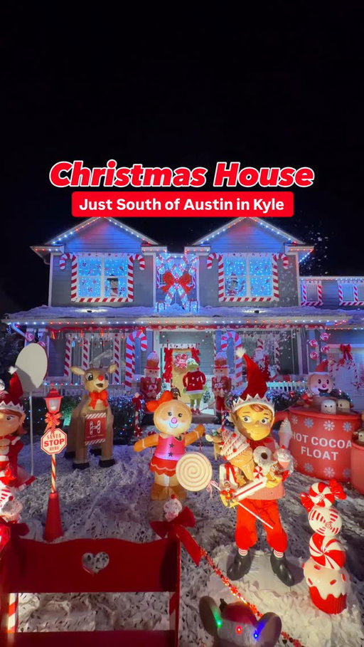 This block of McGarity Street in Kyle’s Plum Creek neighborhood goes all out 🎅🏼🎄every year for Christmas. It’s free to visit with light shows, walking trails & even surprise visits from the Grinch on Saturdays at 6:30pm. Visit now through Christmas 👀 lights will be on every night!

They use their light display as a way to support families in need for Hays ISD Angel Tree by helping fulfill their child’s Christmas wish list & the local food banks - you can even drop canned goods on-site. 🏡 @mcgarityholidayfun  @gingerbread_house_in_kyle 

📍282 McGarity Street, Kyle, Texas 78640

#kyletx #southaustin #christmaslights southaustin merrychristmas