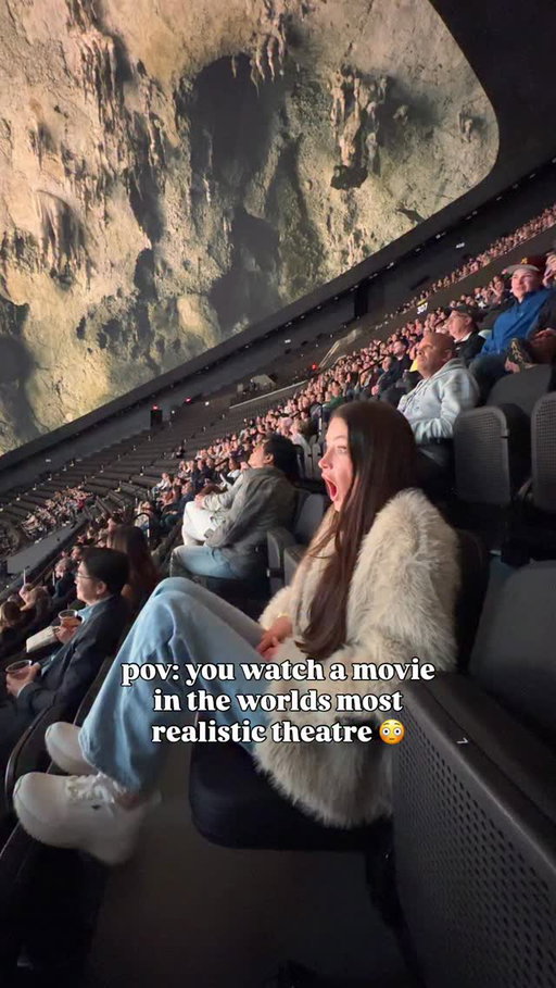 FOLLOW @thelosttwo for more unique content!

The most surreal experience at Sphere Las Vegas watching this movie on the highest resolution screen in the world 🤯 

📍 SAVE this for future travel Inspo ✨

#vegas #lasvegas #vegassphere #sphere #spherelasvegas #spherevegas #postcardfromearth #vegaspartner #meanwhileinvegas