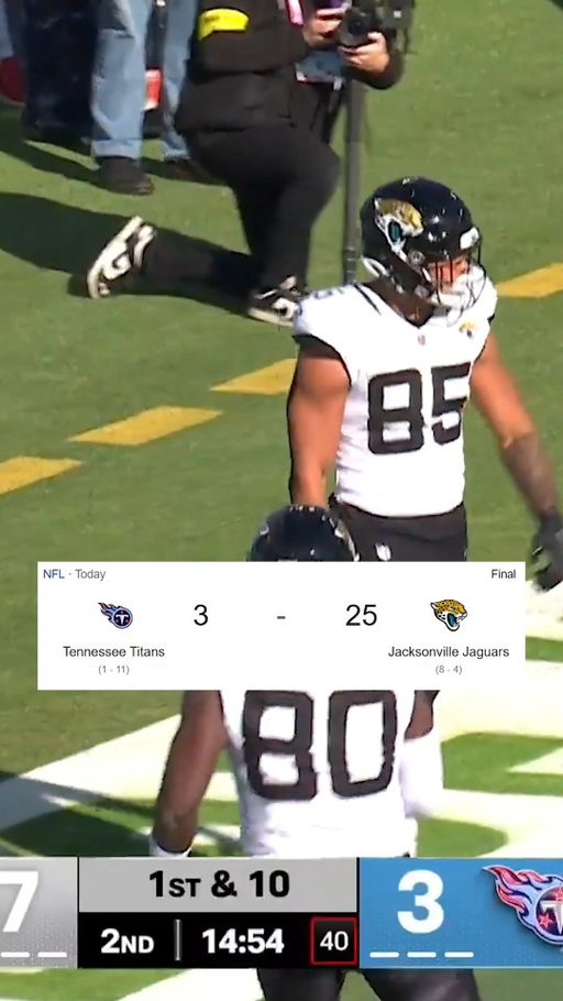 An a-- whooping in Tennessee with the #jacksonvillejaguars getting the HUGE WIN over the #tennesseetitans