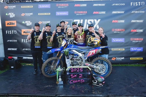 2025 SX2 CHAMPION🏆

Growing up I always dreamed of being able to race my dirt bike professionally but to be able to now be crowned a champion is unbelievable. 

Definitely made it more stressful then it needed to be with 2 crashes in both main events but I was really happy with my riding all weekend long. 

A massive thank you to my family for everything they’ve invested into myself and my brother over the last multiple years to now be both crowned champions on the same weekend was nothing we could of ever thought was possible.

And most of all a massive shout out to @monsterenergy_yamalubeyamaha Bish, Wardy, Benny, Dan and Gaz, without them none of this is possible they keep the wheels on the track week in week out spending countless hours making sure everything is in tip top shape.

To @beatonsproformula your the man behind all the hard days we have at the practice track keeping us on our toes and pushing us every day to be better than the one before.

And lastly @wilhahn_ the man behind the countless hours in the gym putting me thru my paces to get my body in the best shape possible.

So too everyone that’s involved, Thank you so much and I look forward to new adventures coming up.

@monsterenergy
@yamahamotoraus
@yamalube_aus
@shopyamaha_aus
@yamahafinancialservicesaus
@akrapovic
@ridedunlopanz
@foxracingaustralia
@bellhelmets
@didchain
@etsracingfuelsaustralia
@albek.co
@odigripsau
@kustommx
@ctikneebraces
@gallbrosmedical 
@foxhill_designs 
@wilhahn_
@tk_tyler_keefe 
@beatonsproformula
@traceyscake74
@kandgz