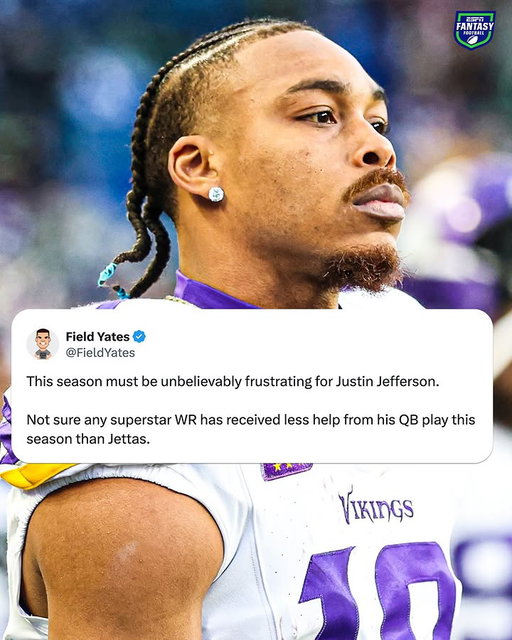 It has been tough sledding for Justin Jefferson so far this season 😬