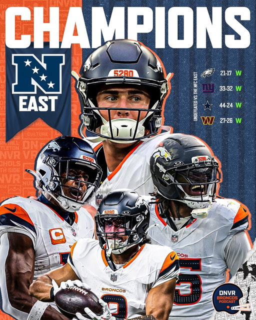 BRONCOS SWEEP THE NFC EAST 😤