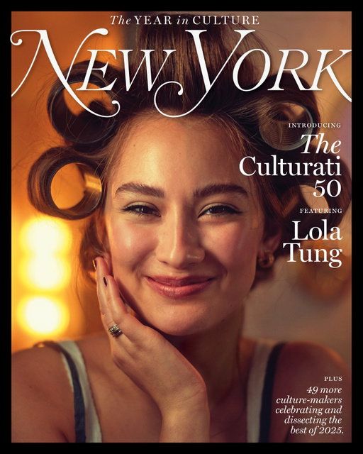 Introducing the #Culturati50, featuring @lola.tung. This year, the actress was in the hottest love triangle on TV, but what was she watching?

It’s list-making season, and for our latest cover story, we asked 50 culture-makers to join us in anointing the best of 2025. The people who shaped entertainment this year evaluated the movies, TV, music, books, theater, and other amusing miscellany that shaped 2025.

At the link in our bio, find out who Lola Tung struts to on her hot-girl walks and much more. 

Portfolio by @MarkSeliger.
Styling by @danieledley.
Executive production by Ruth Levy.
Production by Madi Overstreet.
Postproduction by Rachel Crowe.
Tailoring by Susan Balcunas.
Style assisting by Grace Providencia Wagner and Lexi Lang. 
Digitech by Will Foerster.
Photo assisting by Reggie Desilus and Jonas Søndergaard.
Hair by Rebekah Forecast using Sisley.
Makeup by Misha Shahzada using Victoria Beckham Beauty at A Frame Agency.
Wardrobe by @MiuMiu (full look), @Bvlgari (jewelry).
Special thanks to Fouquet’s New York.