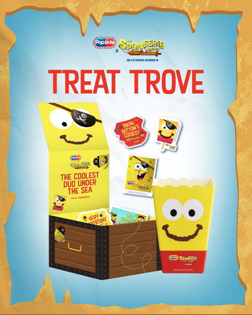 Looking for a cool adventure? Chart your course to the link in our bio and enter for a chance to win a private @spongebobmovie screening for you and your friends or a Popsicle x SpongeBob Treat Trove! 🧽🏴‍☠️ Only in theatres December 19.

#Popsicle #SpongeBobMovie

©2025 Par. Pics. & Viacom

NO PURCH NEC. Open to 50 US & DC, 18+. Ends 12/20. Rules: https://www.popsicle.com/treattrove