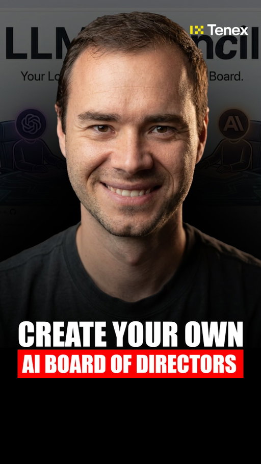 You can now create your own personal AI board of directors with ChatGPT, Claude, Gemini, and Grok as your board members.

And it’s all because of Andrei Karpathy, one of OpenAI’s co-founders.

He just built something called the LLM Council. Here’s what it does:

1. You ask it one question, and it sends it to four frontier models simultaneously.

2. Each model writes its answer, then sees the other models’ answers anonymously.

3. Then they do something wild. They rank each other, criticize mistakes, and pick which response they think is the strongest.

4. After that, a fifth model reads the debate and gives you the final combined answer.

It’s like a mini AI board meeting, and you can use it right now.

Karpathy open-sourced the whole thing on GitHub.

If this kind of AI breakdown is your thing, we share similar tools and insights every week in our newsletter.

Comment “Tenex” and we’ll send our newsletter your way.

#ai #artificialintelligence #openai
