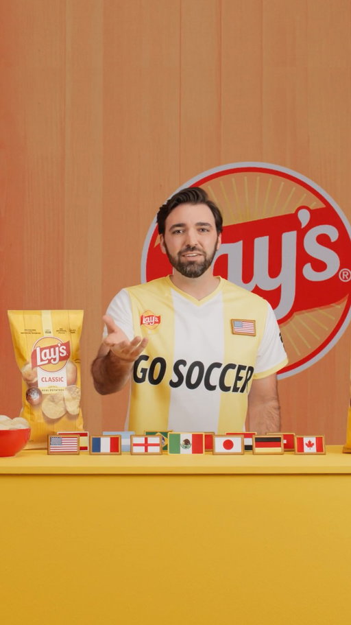 Why cheer for one country when you can cheer for all the countries? Follow @Lays for a giveaway every Friday starting Dec 5 until the FIFA World Cup 26™ Finals! #FIFAWorldCup
 
NO PURCH. NEC. Legal res. 50 US/DC, 18+ (19+ AL&NE). Void where prohibited. Ends 7/17/26, multiple Entry Periods apply. Limit 3 Entries per person per Entry Period, 1 Entry per social platform. Subject to Rules: http://www.lays.com/GoSoccer (Or link in bio)