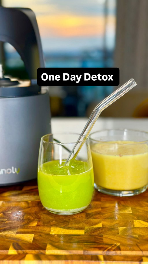 GET AN EXTRA 15% Off sale price 
COMMENT “JUICER” AND I’ll SEND YOU THE LINK 

One-Day Detox 
Today I’m taking you through a simple, nourishing one-day detox using my @canoly_official juicer — perfect for resetting, recharging, and giving your body a little extra love.

🥒 Celery Ginger Juice to wake up your system and support digestion.
🌕 Golden Milk made with fresh cashew and almond milk for soothing, anti-inflammatory goodness.
🍓 Mixed Berry Sorbet for a light, refreshing, antioxidant-packed treat.

Everything is fresh, vibrant, and so easy to make. Your body will thank you! 

#Canoly #DetoxDay