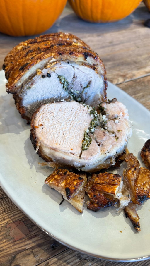 A behind-the-scenes moment from Thanksgiving week: Kim breaking down and rolling porchetta from Yonder Way Farm. 🐽 The shop was busy, the butcher block was full, and it was one of those weeks that reminds us what it means to feed a community — long hours, good conversations, and a lot of hands working together to make the holiday special. Porchetta was one of the first items to sell out, and the requests for more haven’t stopped. It’s coming for the winter holiday pre-orders, and we’re grateful it’s become part of your seasonal tables. ❤️