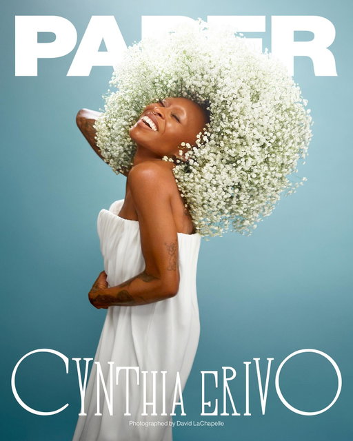 Cynthia Erivo in Full Bloom 💚

Cynthia Erivo is keenly aware of just how crazy everything has become. Not just with what she brought to the process of making Wicked and Wicked: For Good, but what she’s taken from them too.

“I don’t know if there’s anything I want to let go of, particularly because the things that have come from it have been so special,” she tells PAPER. “The way that people have opened up themselves to tell me their stories, the way people have embraced one another, embraced themselves because of the character.”

At PAPER’s #linkinbio, @cynthiaerivo opens up about embracing her personal and professional transformation, telling her own story alongside Elphaba’s, her commitment to being a dedicated creative and more.

photography @david_lachapelle
story @laracroftbarbie

styling @jasonbolden 
makeup artist @joannasimkin
nail artist @shadesofshea_ 
production designer @smallcalvillo 

dress by @stellamccartney 

DLC first camera assistant & digitech: @johnschoenfeld 
camera assistants: @winthimage , @jim.photo , @adamchristopherphoto
styling assistant @johnmumblo 

set dresser: @chinos_hat 
set PA: @jjj0el @julslate 
scenic: @thomashall_vastcreations
floral arrangement/ head piece: @lenitabygrita 

DLC post-production: @glen.vergara
DLC executive producer: @creativeexchangeagency & Ghretta Hynd
DLC production manager: @ethan_haug
DLC director’s assistant: @mangostommy710
DLC production assistant: @jadabees
PAPER production assistant @officialricardodiaz 

chief creative officer @briancalle
executive creative director @_jordanbradfield
editorial director @askmrmickey
executive creative producer @angelinacantu
graphic designer @qoralswjd_