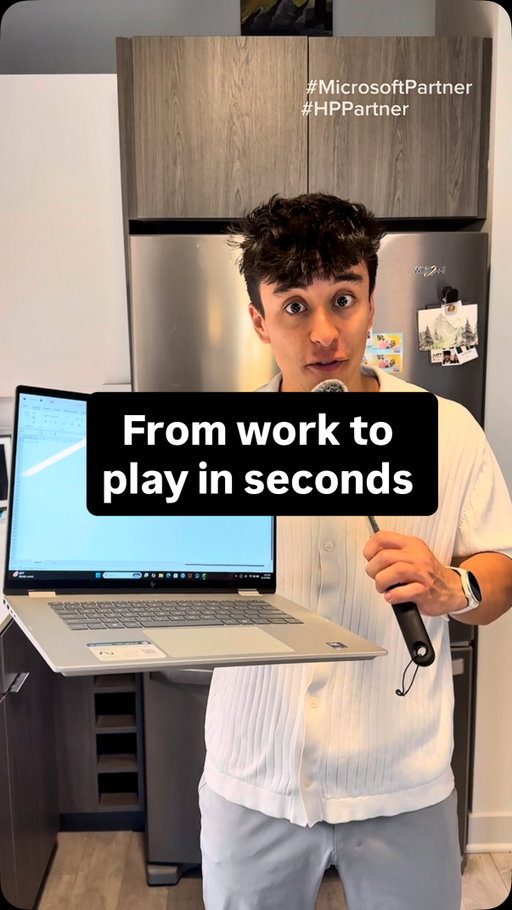 #MicrosoftPartner From work to play, my HP OmniBook, a Copilot+ PC helps me do it all right from one device. For a limited time, when you buy an HP PC, you get 3 months of PC Game Pass free. Discover your next favorite game. #Windows11 #HPPartner