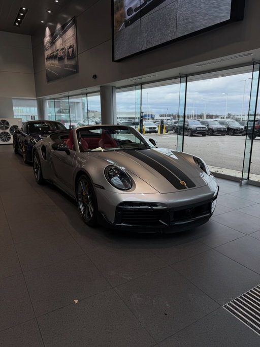 Wind in your hair, 640 horses behind you.
2022 911 Turbo S Cabriolet
GT Silver | Bordeaux/Black
9,843 miles • $249,900
Speed looks good on you

#porsches #turbo #turboscabriolet #turbos