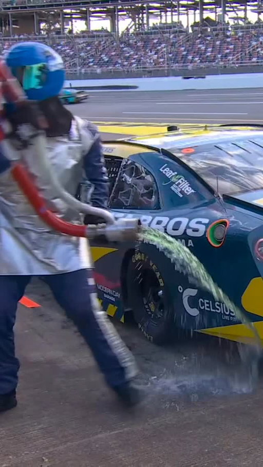 We think the fuel is supposed to go IN the car. 😅