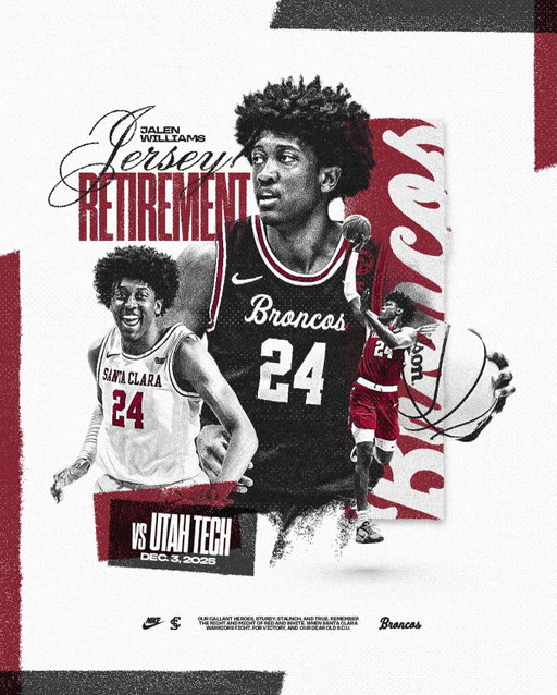 𝑱𝑫𝑼𝑩 𝑱𝑬𝑹𝑺𝑬𝒀 𝑹𝑬𝑻𝑰𝑹𝑬𝑴𝑬𝑵𝑻✨🐎

On December 3rd, @jalenjdubwilliams joins the Bronco greats in the rafters‼️

🎟️🔗 in our bio!

#StampedeAhead | #ScoCosInThePros