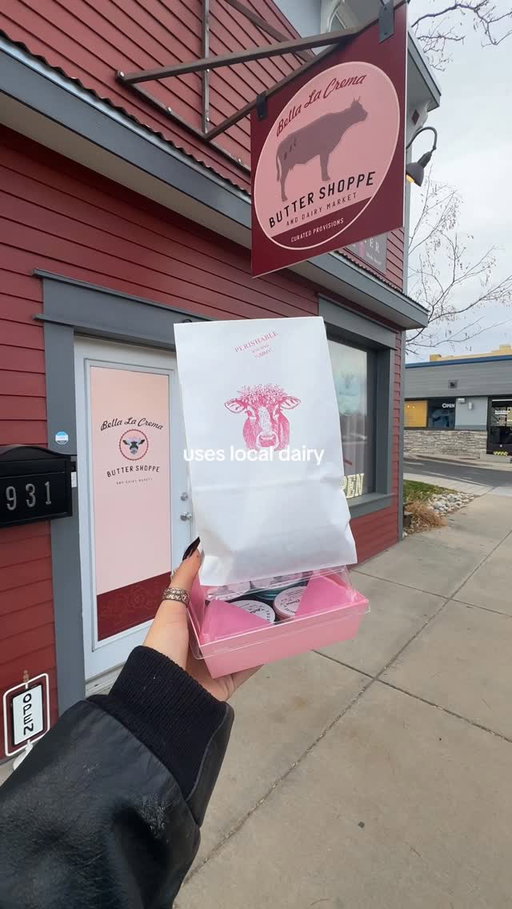 WORLD’S FIRST BUTTER BAR 🧈 

and shockingly it’s not in france (truly i thought it would be…) 

📍 @bellalacrema is bringing artisan butter to colorado and because most of us (myself included) see two types of butter salted and unsalted but they opened my eyes to the possibility of so many flavors being in butter like chocolate 🍫 it tasted like chocolate frosting and i fear i would eat it right out of the container 🫣

butter is about to be on so many holiday wish lists especially when it’s from here! 

📍 @bellalacrema 
931 Main St
Longmont, CO 80501

#colorado #explorecolorado
