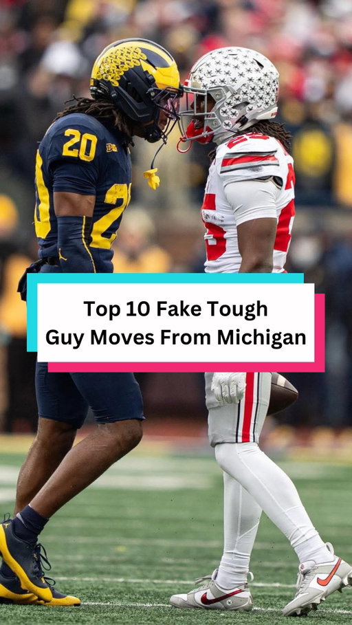 Ohio State dominated Michigan and their fake tough guy act. #collegefootball #ohiostate #michigan