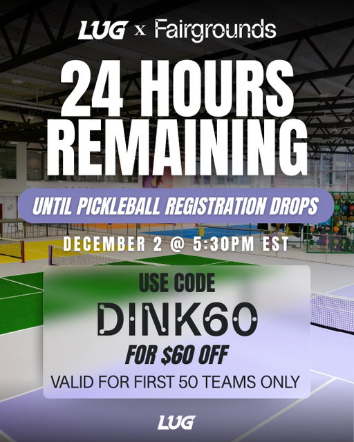 JUST 24 HOURS TO GO🔥 Pickleball Registration Opens tomorrow at 5:30PM EST. 

#pickleball