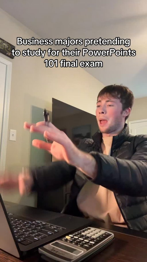 It’s smooth sailing here #business #businessmajor #college #collegehumor #finals