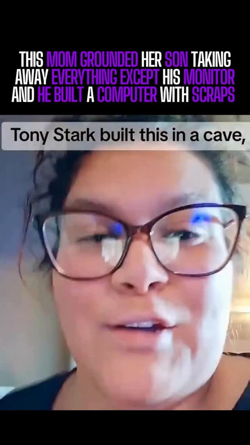 This mom grounded her son and took away everything except his monitor. He decided to build a computer from scratch with scraps👀

Credit: DudespostingWs/X

#technology #tonystark #trending #explore