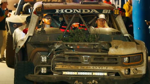 With every hour that passes out here in the desert, a thousand stories unfold. Only a few ever see the light of day. And with each mile on Ethan Ebert’s Honda Passport Trophy Truck, another legend quietly comes to life.