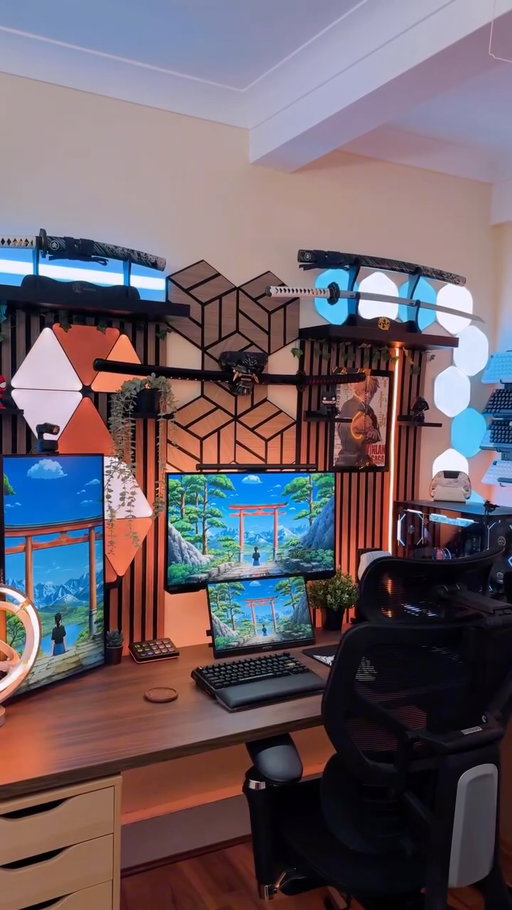 Finally Build my Dream Gaming Setup. 🤩
.
.
.
#wallpaperengine #gamingsetup #pcgaming  #gaming  #wallpaper  #ps5  #pcsetup  #pcgamer  #cozygamingsetup  #moxperience #tech #gamingpc #pcspecs #techtok