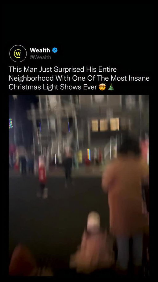 This is one of the most elaborate Christmas light setups you will ever see 🎄✨

What looks like a simple holiday display is actually a highly engineered system involving thousands of LEDs, custom controllers, and carefully mapped lighting zones across the entire property. Every snowflake, roofline, tree, arch, and color transition has to be programmed, wired, and tested so the entire house lights up in perfect harmony.

To reach this level, creators use advanced lighting software that assigns channels to different fixtures, allowing them to sequence effects with precise timing. The setup also requires weatherproof cabling, power balancing so circuits do not overload, and a central control hub that runs the entire show for the crowd.

It is a massive technical undertaking disguised as a neighborhood Christmas moment, and the detail behind it is unbelievable.

Love Technology? Follow @Wealth 🌟

Media: Tt/foureverbliss

#ChristmasLights #HolidayDisplay #LightShow #EngineeringDesign #Technology