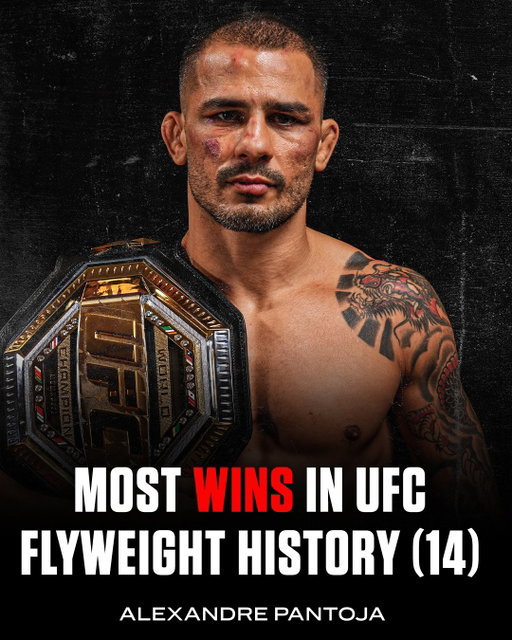 A reminder that Alexandre Pantoja already holds all these UFC men’s flyweight records 😲 #UFC323