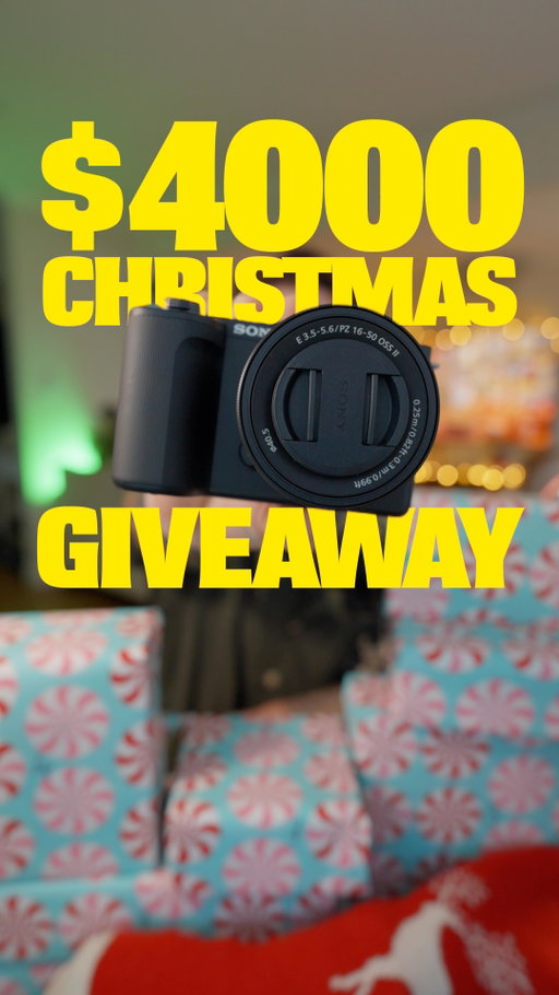 🎄 THE FREE WORLDWIDE CONTENT CREATING CHRISTMAS GIVEAWAY 🎄

This Christmas I want to give back by giving someone the chance to win over $4000USD worth of camera gear to help someone with their content journey 📸 💰 

Over the next 7 days, I’ll be adding one new item each day to this giveaway 🙌✨

To enter:
✅ Like this video
✅ Send this video to a friend
✅ Comment the word ‘Giveaway’

🥇 The winner will be chosen by randomly selecting one of the 7 giveaway videos, then randomly selecting a comment from that video 🎲 So the more comments across the 7 videos, the higher the chance of winning 💬 

T&Cs:

* Giveaway runs from the 2nd Dec 2025 to 10th Dec 2025
* Must be 18+ to enter
* One winner will receive all items added across the 7 days
* Winner will be announced on the 11th of December via my stories & contacted by DM
* If the winner does not respond within 24 hours, a new winner will be chosen
* This giveaway is not sponsored, endorsed, or administered by Instagram or any other company. 
* This giveaway is not transferable to cash or any other form of payment 
* Shipping Costs will be covered by Layton Video
* Any taxes or duties will be covered by the winner 

Good luck! 🍀✨

Item 1 in our giveaway is the Sony ZVE10 MKii 📸 See you tomorrow for Part 2