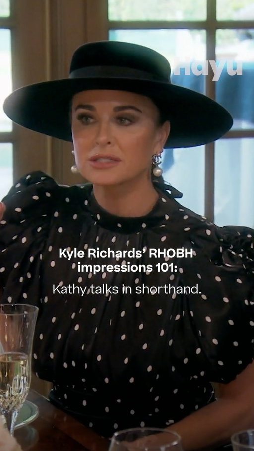 kyle richards' RHOBH impressions 101