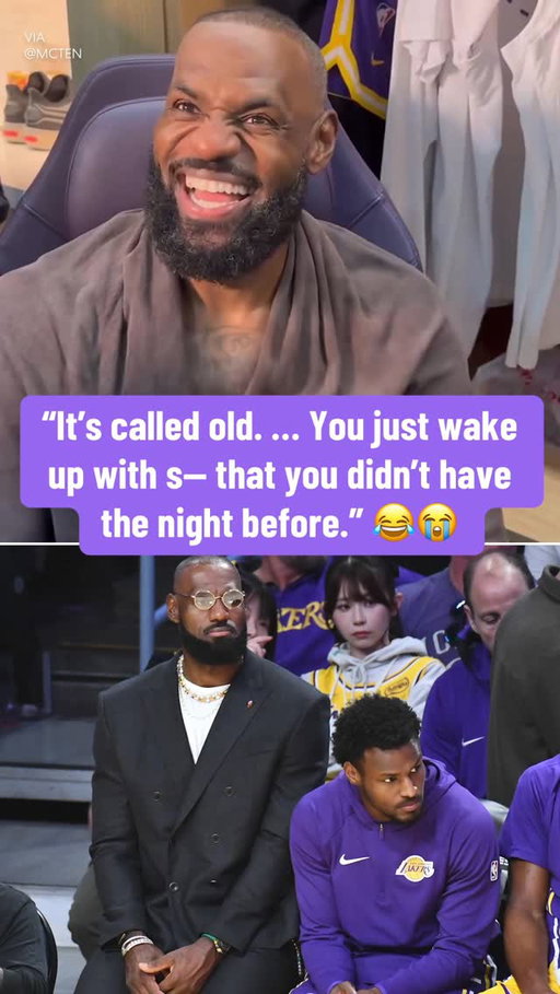 LeBron on sitting out of Sunday’s game vs. New Orleans for injury management 😅 

#nba #basketball #lebron