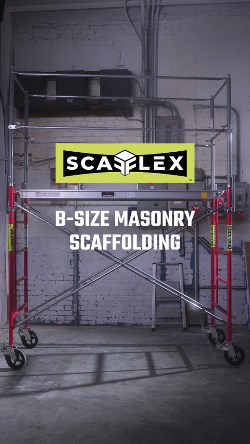 Elevate your job site with the tool-free setup of our SCAFFLEX B Size Masonry Scaffolding! 🪜

Shop now at the link in our bio.
