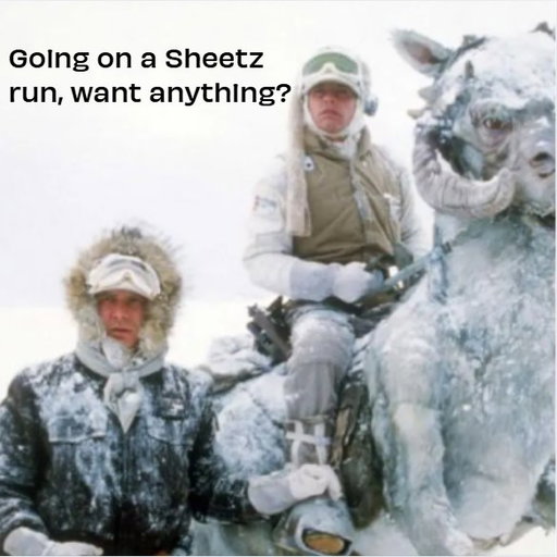The snow never bothered us anyway (lie)