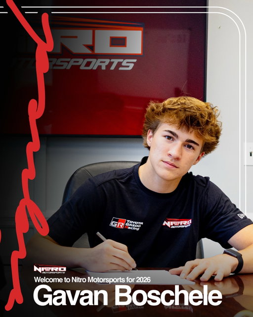 SIGNED‼️

Please welcome Gavan Boschele to Nitro Motorsports for the ARCA Menards Series in 2026!

🔗 to full story ➡️ can be found at RaceNitro.com

#Nitro / #NitroMotorsports / #RaceNitro
