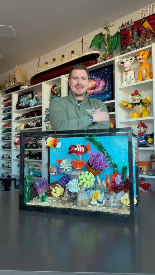 LEGO Aquarium! I’m so glad I got this one, it’s one of my new favorites! 🐠 

Check out my other socials for more! (Link in bio).

#Cars #R8 #LEGO #ASMR #Aquarium