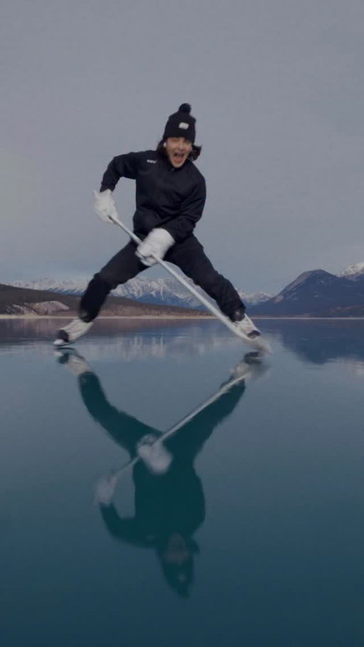 Wild ice feels different when you’re floating in CCM’s white edition limited drop 🤍 #WeAreHockey
-
- 
Camera: @rzcinema 
Producer/Ice Safety: @hang6ix