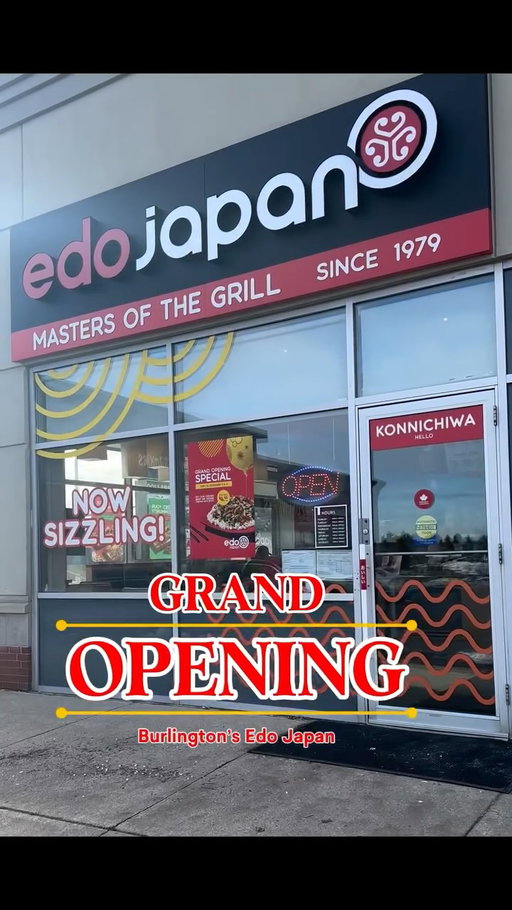 Burlington friends, big news! 🎉

Edo Japan is officially OPEN at Appleby Crossing and they’re celebrating with an amazing grand opening deal! 

For two days only — Friday, December 5 & Saturday, December 6 — their signature Teriyaki Bowls are just $4.95. Fresh veggies, sizzling teppan-grilled meals, and that famous teriyaki sauce… all for under five dollars. 🤯

If you’re nearby, this is your sign to go try it while the deal’s on. You’ll see why it’s been a Canadian favourite for 45+ years. 😊

📍2475 Appleby Line, e1, Burlington, Ontario

#ad #EdoJapan #HonourTheCrave