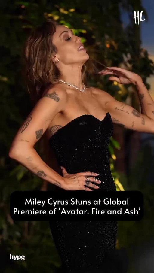 Miley, you’re that girl! 🔥 Her song “Dream As One” is included in the film ‘Avatar: Fire and Ash.’
(🎥: Getty Images)