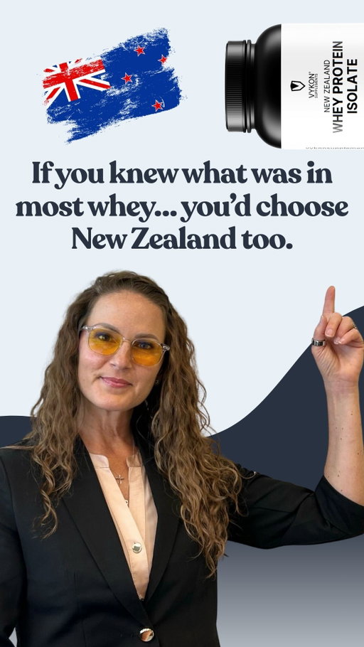 I’m so proud of our New Zealand Whey Protein Isolate.
It’s clean, pre-digested for effortless absorption, sourced from grass-fed happy cows, and made with only natural flavors — no artificial sweeteners, ever.

If you need support for recovery, muscle building, or workout performance, this might be exactly what your body’s been looking for.