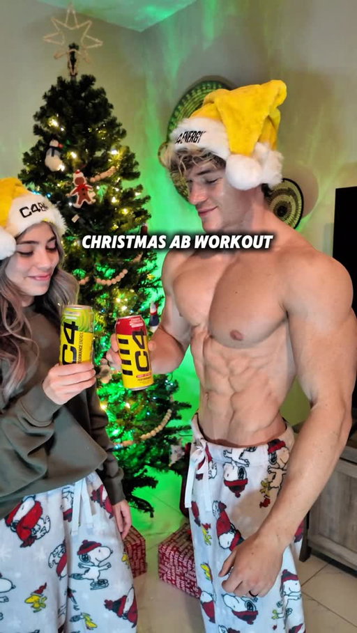 Day 2 of @c4energy 31 days of giveaways 🙌 #c4partner 
🎄follow @c4energy 
🎄like this post 
🎄comment and tag 3 friends 
-
NO PURCHASE NECESSARY. Sweepstakes begins 12/1/2025 at 12:00 AM ET and ends 12/31/2025 at 11:59 PM ET. Must be a legal resident of the U.S., 18 or older at the time of entry. Void in RI and where prohibited. Other restrictions apply. For official rules, see link in bio. Sponsor: Woodbolt Distribution, LLC dba Nutrabolt, 332 Grace Lane, Austin, Texas 78746.
-
#ripped #abs #abworkout #christmas #workout #couple #couplesworkout #aesthetic #fitness #fit #gym #gymmotivation #workoutmotivation