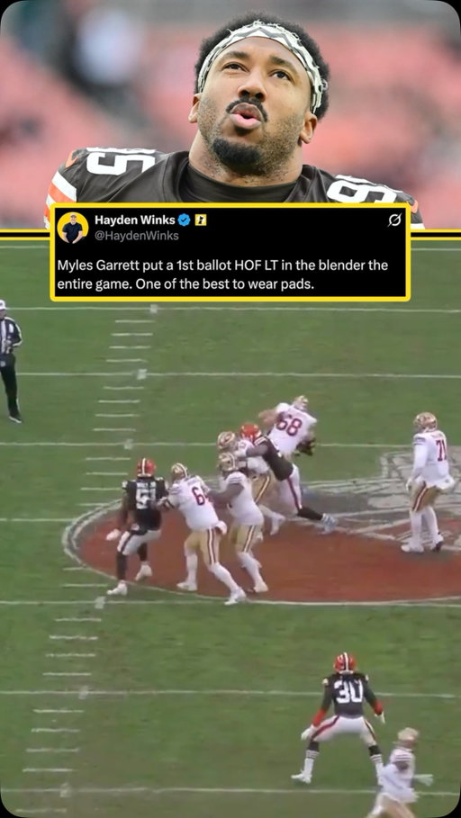 Is it finally time to give Myles Garrett some real MVP love? 🤔