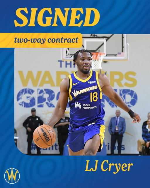 Two-way secured 🤝

The @warriors have signed LJ Cryer to a two-way contract.