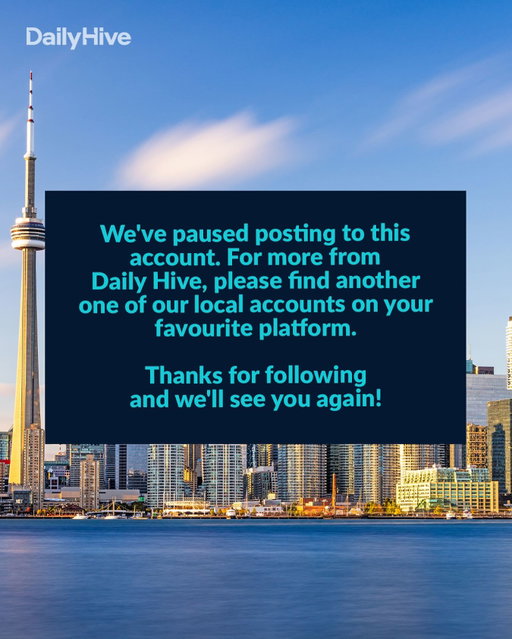 Thanks for stopping by! 👋

Daily Hive Toronto is hitting pause on this account. Want more Daily Hive content? Catch us on our other local pages ❤️🇨🇦