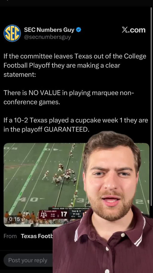 Does Texas deserve to make the CFP?