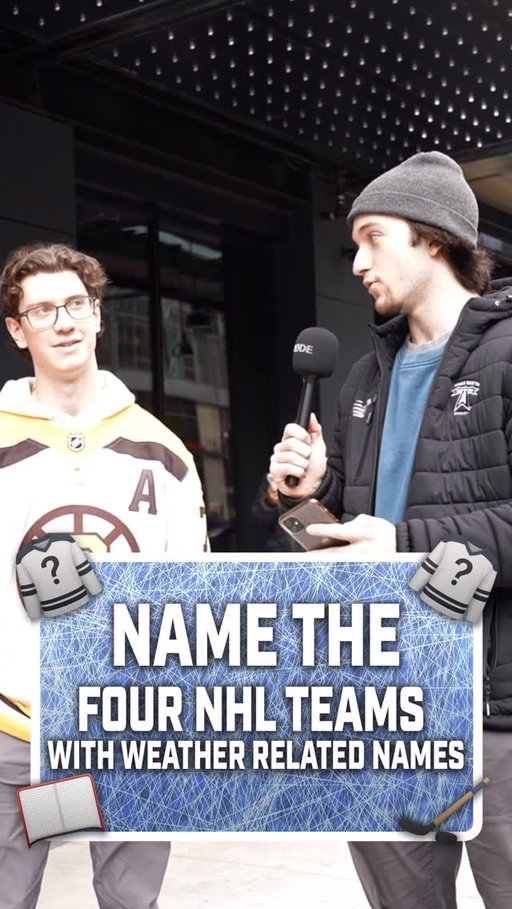 Can you name the FOUR NHL Teams with weather related names?? 🤔🏒

-
-

#nhl #hockey #nhlhockey #nhlallstar #hockeylife #hockey🏒