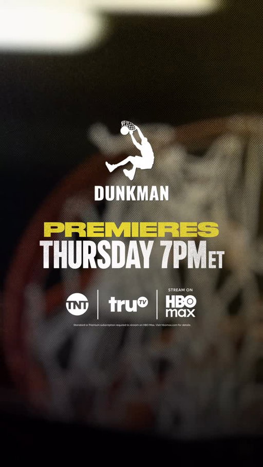 Dunkman premieres this Thursday and @shaq is bringing some of the world’s best dunkers to the @truTV stage.

Tune in to the simulcast at 7 PM ET to see who jumps above the rest! 🏀

#DUNKMAN #truTV #TNTSports