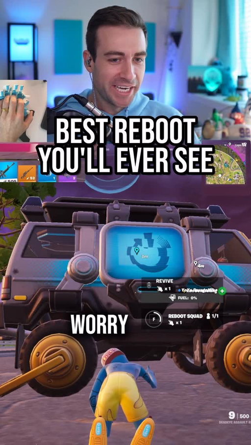 SO FUNNY lmao I love the reboot and reviving this season. #fortnite #fortniteclips #fortnitedaily #fortniteupdate