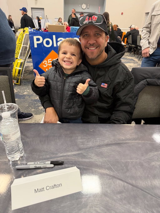 Attending the 36th Annual Children’s Charity, Stocks-For-Tots with @ncarhof . Brought the little man to sign autographs.