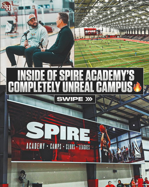 SPIRE ACADEMY IS BUILT DIFFERENT 😱🔥

We got to tour the 840,000 Sq. Ft facility home to the GREATEST COACH IN HIGH SCHOOL HOOPS, Kevin Boyle. 🤝

Our Full Tour is out now on YT: All Hail Cullen 🎥🔥

#spire #highschoolbasketball #tour #basketball