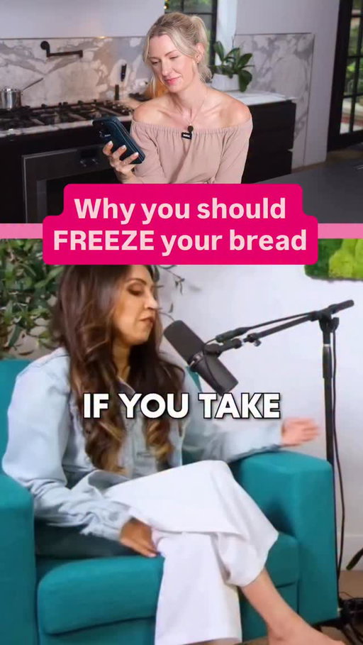 Bread retrogradation is one of my fave food science hacks because it saves food waste, saves money, and has benefits for gut health and blood sugar balance. This is your sign to start freezing your bread!
