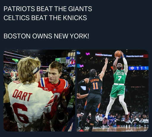 BOSTON OWNS NEW YORK!

#nba #celtics #patriots