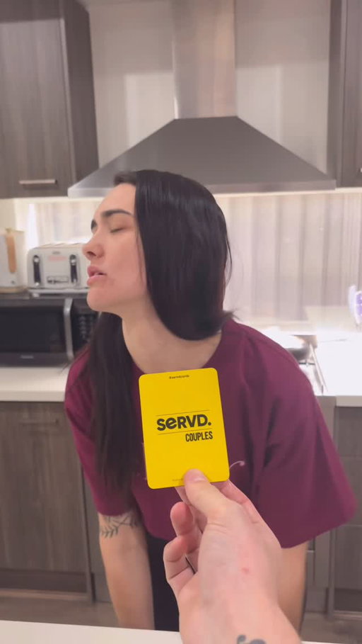 She might be there for a while 🤣 @servdcards #couple #couple #comedy #servdcards #marriage #wife